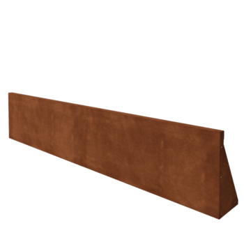 Τοίχος συγκράτησης από χάλυβα Corten - Ίσιο - 200 x 40 cm