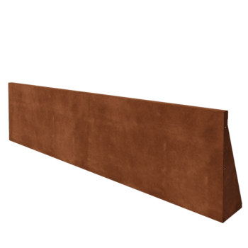 Τοίχος συγκράτησης από χάλυβα Corten - Ίσιο - 200 x 50 cm