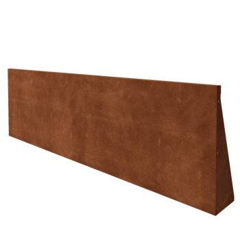 Τοίχος συγκράτησης από χάλυβα Corten - Ίσιο - 200 x 60 cm