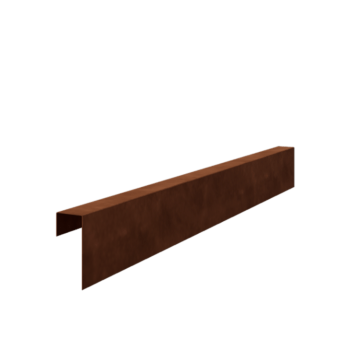 Προφίλ u από ατσάλι corten 15 x 6 x 5 cm (μήκος 150 cm)