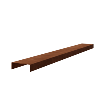 Προφίλ u από ατσάλι corten 5 x 15 x 5 cm (μήκος 150 cm)