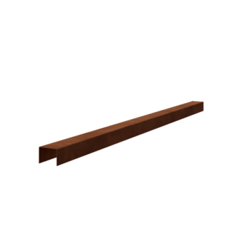 Προφίλ u από ατσάλι corten 5 x 6 x 5 cm (μήκος 150 cm)