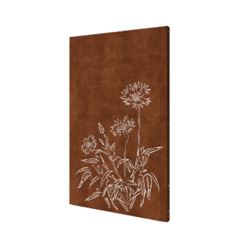 Πάνελ από ατσάλι corten κενταύρια 120 x 6 x 190 cm
