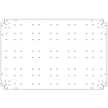 Πλάκα βάσης από γαλβανισμένο χάλυβα - 80 x 120 cm