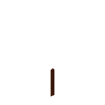 Ζαρντινιέρα από χάλυβα Corten - Γωνιά 30° - 30 cm