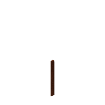 Ζαρντινιέρα από χάλυβα Corten - Γωνιά 30° - 40 cm