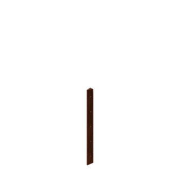 Ζαρντινιέρα από χάλυβα Corten - Γωνιά 30° - 50 cm