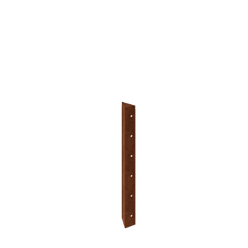 Ζαρντινιέρα από χάλυβα Corten - Γωνιά 90° - 60 cm