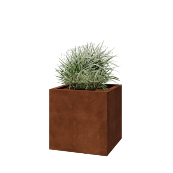 Συγκολλημένη ζαρντινιέρα από ατσάλι corten Montana 60 x 60 x 60 cm