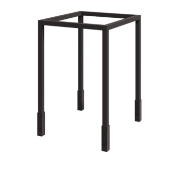 Πέργκολα από χάλυβα - Τετράγωνο - 224 x 200 x 230 cm - Άλλο χρώμα RAL - Με βάση από σκυρόδεμα