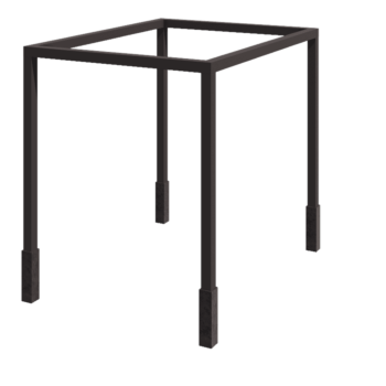 Πέργκολα από χάλυβα - Τετράγωνο - 324 x 300 x 230 cm - Άλλο χρώμα RAL - Με βάση από σκυρόδεμα