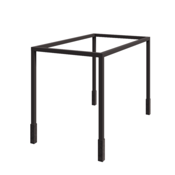 Πέργκολα από χάλυβα - Ορθογώνιο - 424 x 250 x 230 cm - RAL7016 ματ (ανθρακί γκρι) - Με βάση από σκυρόδεμα