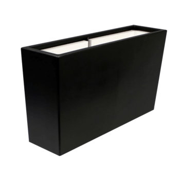 πολυεστερική γλάστρα - Ορθογώνιο - 150 x 25 x 80 cm - Με βάση