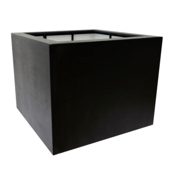 πολυεστερική γλάστρα - Τετράγωνο - 140 x 140 x 100 cm - Με βάση