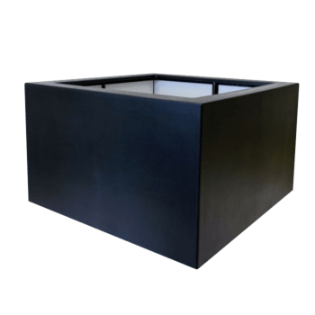 πολυεστερική γλάστρα - Τετράγωνο - 140 x 140 x 80 cm - Με βάση