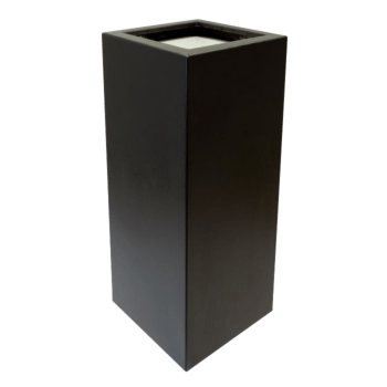 πολυεστερική γλάστρα - Τετράγωνο - 50 x 50 x 120 cm - Με βάση