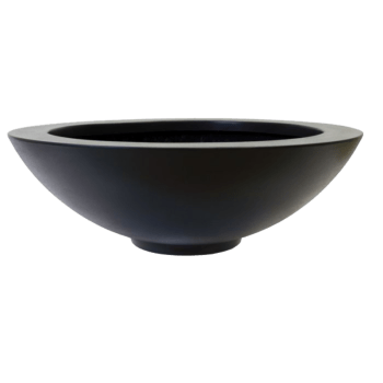 πολυεστερική γλάστρα - Μπολ - Ø 120 x 40 cm - Με βάση