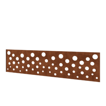 Φράχτης από χάλυβα Corten H - Πάνελ B - 180 x 47,5 cm