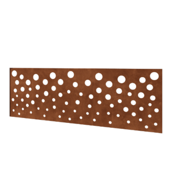 Φράχτης από χάλυβα Corten H - Πάνελ B - 180 x 63,3 cm