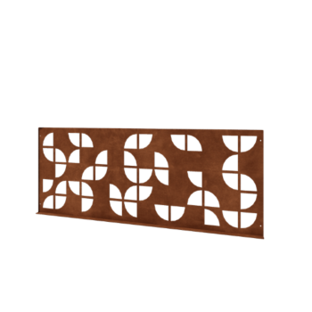 Διακοσμητικός Φράχτης από ατσάλι corten G 149 x 60 cm