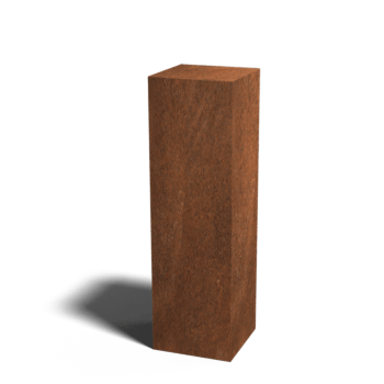 Βάθρο από ατσάλι corten Οχάιο 30 x 30 x 100 cm