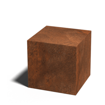 Βάθρο από ατσάλι corten Οχάιο 40 x 40 x 40 cm