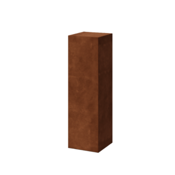Βάθρο από ατσάλι corten Οχάιο 30 x 30 x 100 cm