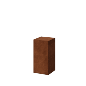 Βάθρο από ατσάλι corten Οχάιο 30 x 30 x 60 cm