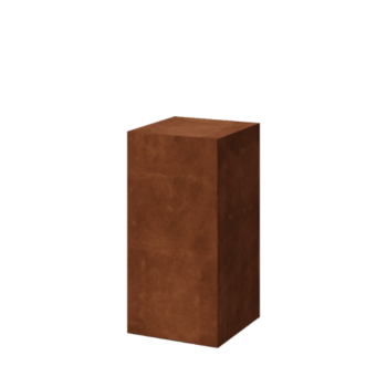 Βάθρο από χάλυβα Corten - Ohio - 40 x 40 x 80 cm