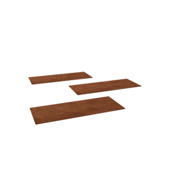 Πλάκα από ατσάλι corten Ορθογώνιο 60 x 25 cm