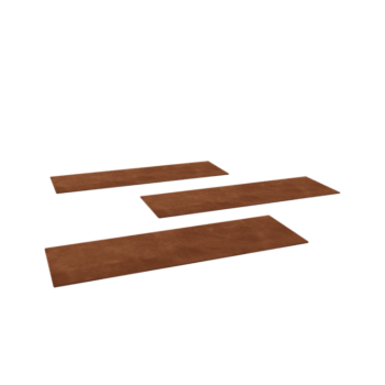 Πλάκα από ατσάλι corten Ορθογώνιο 75 x 25 cm