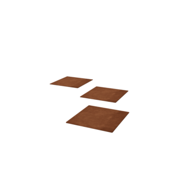 Πλάκα από ατσάλι corten Τετράγωνο 30 x 30 cm