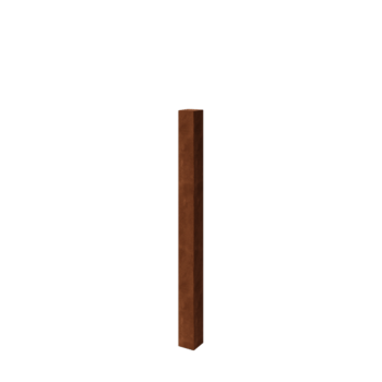 Στύλος περίφραξης από ατσάλι corten 150 cm