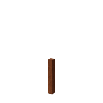 Στύλος περίφραξης από ατσάλι corten 80 cm