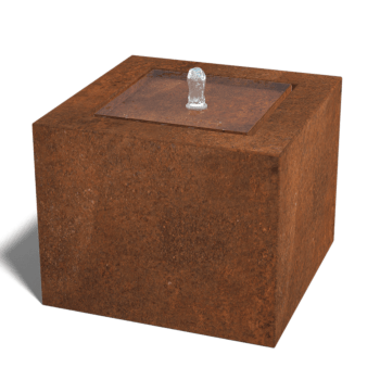 Συντριβάνι από ατσάλι corten 50 x 50 x 40 cm