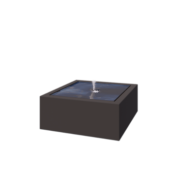 Συντριβάνι από αλουμίνιο - Lyra - 100 x 100 x 40 cm - RAL7016 ματ (ανθρακί γκρι) - Με LED φωτισμό Συντριβάνι από αλουμίνιο - Lyra - 100 x 100 x 40 cm - RAL7016 ματ (ανθρακί γκρι) - Με LED φωτισμό