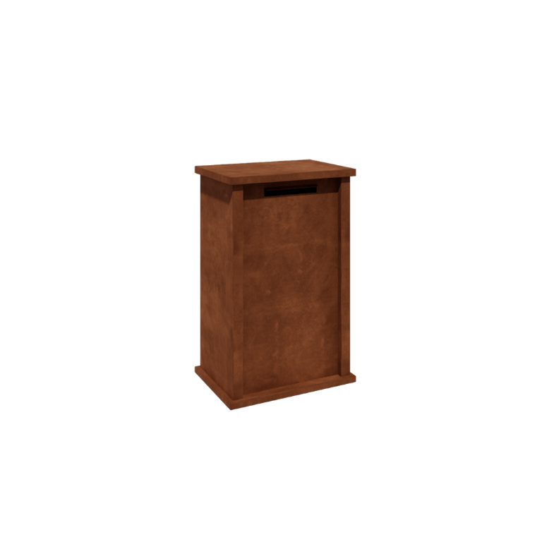 Γραμματοκιβώτιο από χάλυβα Corten - Arizona M - 60 x 40 x 100 cm