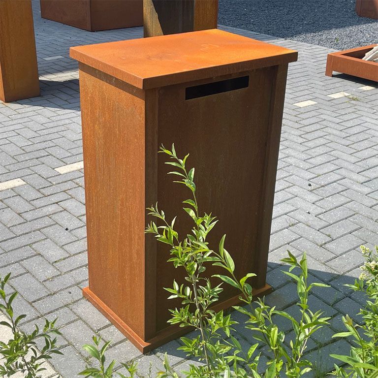 Γραμματοκιβώτιο από ατσάλι corten Αριζόνα Τύπος M