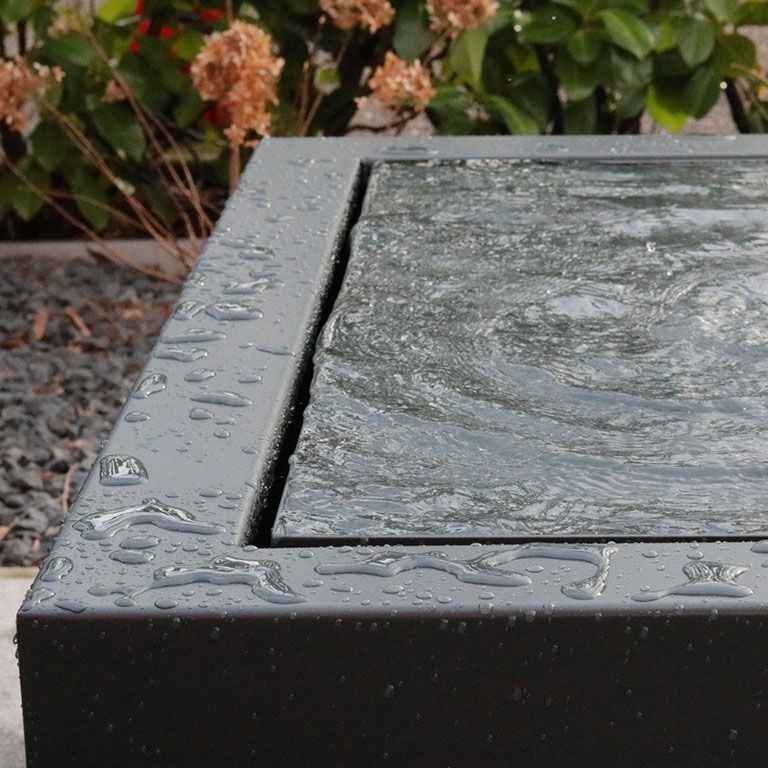 Συντριβάνι αλουμινίου 100 x 100 x 40 cm