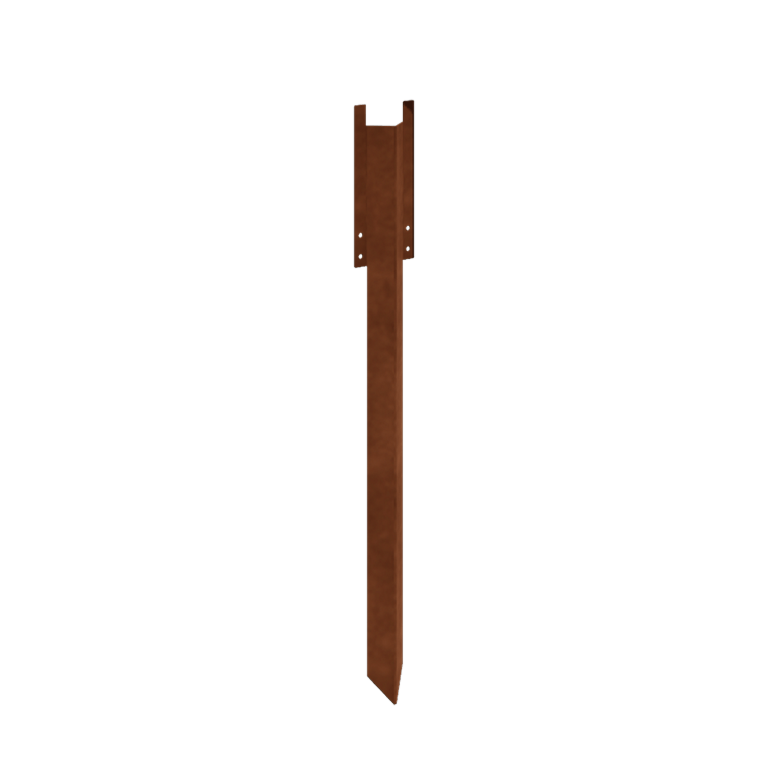 μακρύς πείρος στήριξης Χάλυβας Corten XL 45 cm