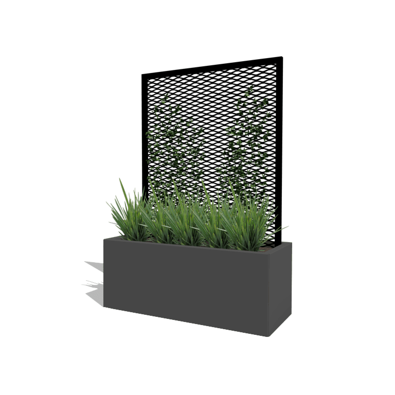 Μαύρο kαφασωτό για αναρριχώμενα 100 x 40 cm