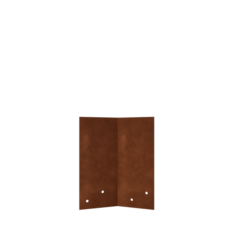 βάση σύνδεσης Χάλυβας Corten 45º medium 22 - 25 cm