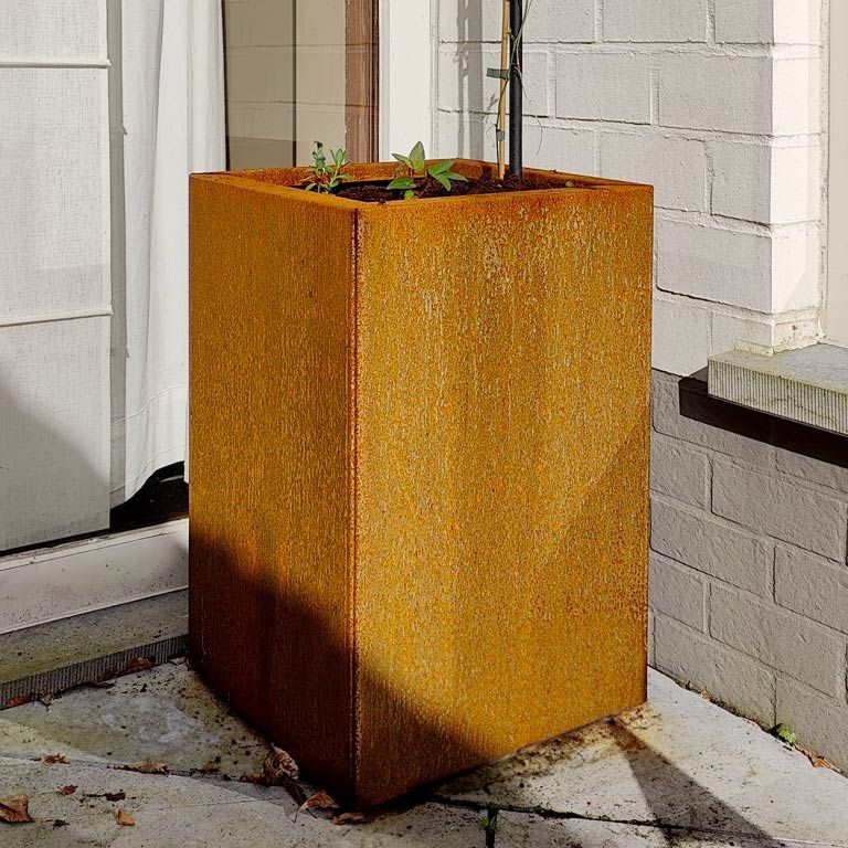 Ζαρντινιέρα από χάλυβα corten Τέξας 30 x 40 cm