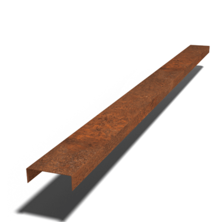 Προφίλ u από ατσάλι corten 5 x 15 x 5 cm (μήκος 240 cm)