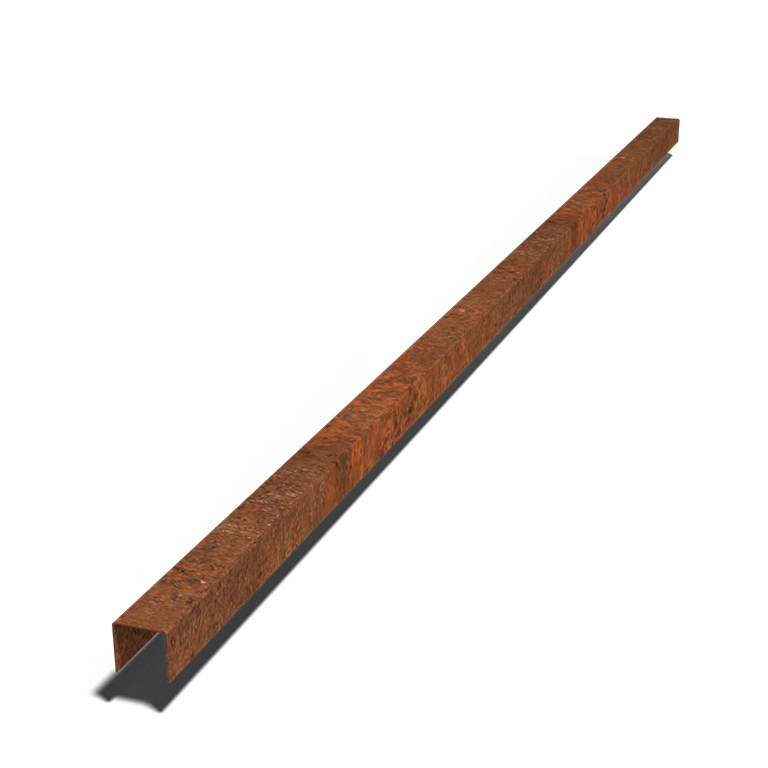 Προφίλ u από ατσάλι corten 5 x 6 x 5 cm (μήκος 240 cm)