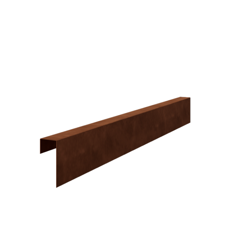 Προφίλ u από ατσάλι corten 15 x 6 x 5 cm (μήκος 240 cm)