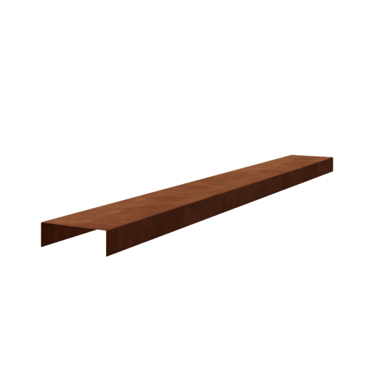 Προφίλ u από ατσάλι corten 5 x 15 x 5 cm (μήκος 240 cm)