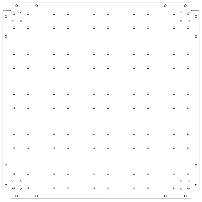 βάση Γαλβανισμένος χάλυβας 100 x 100 cm
