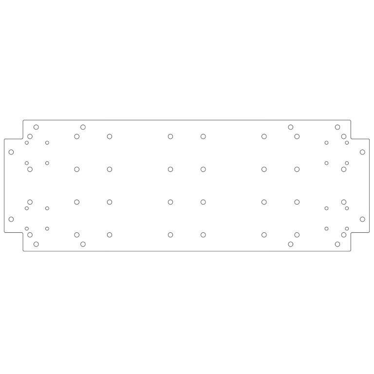 βάση Γαλβανισμένος χάλυβας 30 x 80 cm