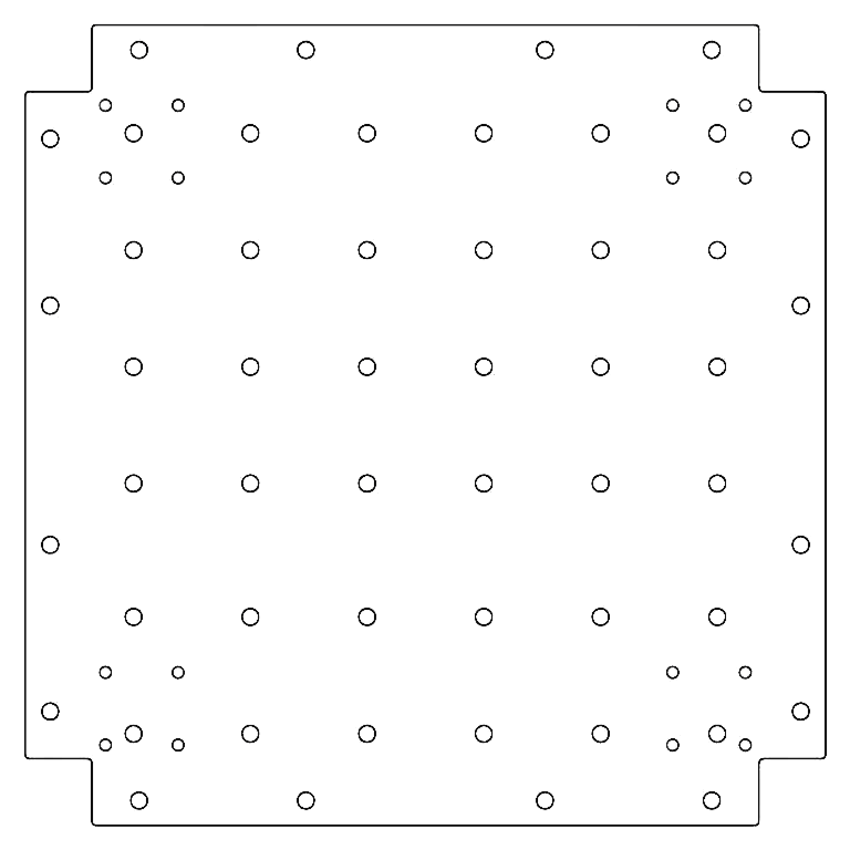 βάση Γαλβανισμένος χάλυβας 50 x 50 cm